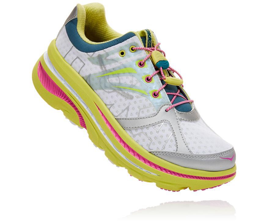 Hoka One One Running Shoes Womens White - OV X Bondi B - 26371WKJR